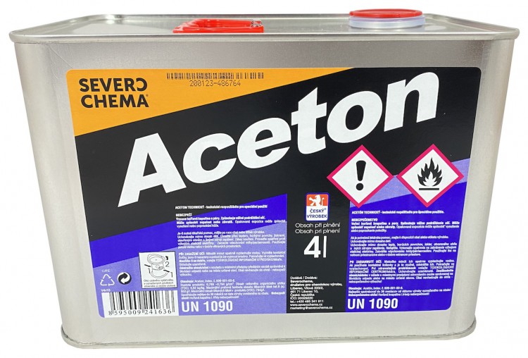 Aceton 4l | Ředidla a technické kapaliny